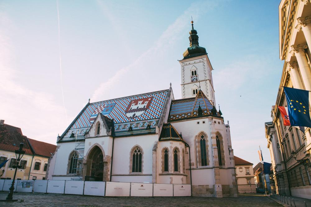 церква Святого Марка, достопримечательности Хорватии